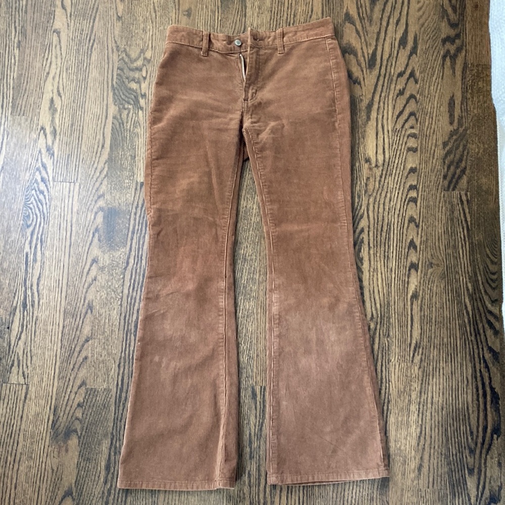 Super low wasted flare pants